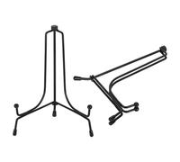 QUARKZMAN 2Pcs Supports Pour Plateau 6 Pouces Pour Affichage, Support En Métal Pour Table, Porte-Cadres Décoratifs Pour Cartes, Images, Livres, Objets De Collection, Noir