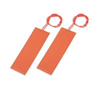 QUARKZMAN 2pcs Tapis Chauffant En Silicone, 12V 30W Couverture Electrique En Caoutchouc Souple Film Chauffant Plaque Chauffante 150mmx50mm Tapis Chauffant Pour Temperature Constante