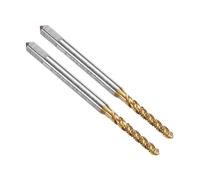 QUARKZMAN 2pcs Tarauds À Filetage Hélicoïdal 2-56 UNC 2B Taraud Machine Pour Réparation De Filetage, Revêtement Titane, M2 Acier Rapide (HSS)