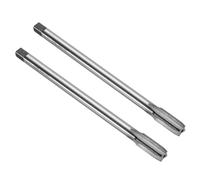 QUARKZMAN 2pcs Tarauds Droits, M14 x 1.5 H2 200mm Extra Long Tarauds Métriques Pour Machine À Vis, Acier Rapide 6542 (HSS 6542)