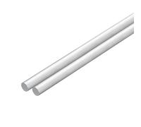 QUARKZMAN 2Pcs Tige Ronde En Aluminium De 9/16"(15mm) De Diamètre, Longueur 12"(305mm) Barre Pleine En Aluminium 6063 Pour Tour Pour Industrie Construction Bricolage Artisanat