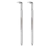 QUARKZMAN 2PCS Tournevis Décalé PH2/SL6 À Angle Droit 90 Degrés Tournevis Double Extrémité Type L 5.91" Longeur Outil Manuel Pour Réparation, Argenté