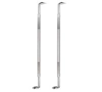 QUARKZMAN 2PCS Tournevis Déporté PH2/SL6 À Angle Droit 90 Degrés Tournevis Double Extrémité Type Z Longueur 7.09" Outil Manuel Pour Réparation, Argent