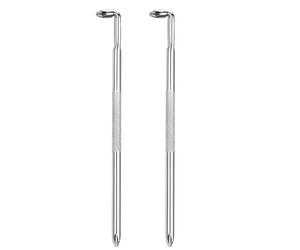 QUARKZMAN 2PCS Tournevis Offset PH2/PH2 Angle Droit 90 Degres Tournevis Double Extremite Type L 6.69" Longeur Outil Manuel Pour Reparation, Argent