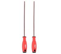 QUARKZMAN 2pcs Tournevis Phillips SL6 Longueur 366mm Acier S2 Magnétique Tournevis De Précision Grade Industriel Tournevis Outil Électricien Avec Poignée Antidérapante Pour Serrage