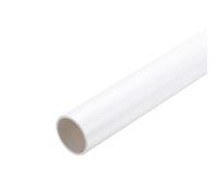 QUARKZMAN 2Pcs Tube PVC Rigide Rond 28.6mm ID 32mm OD 30 cm de Long Haute Résistance pour Tuyau d'Eau, Aquarium, Réservoir à Poissons, Serre de Jardin, Blanc