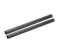 QUARKZMAN 2Pcs Tubes en Fibre de Carbone 20 x 22 x 330mm Surface Mate Rod 3K Enroulé en Fibre de Carbone Tubage Rond pour avion RC Quadcopter Multicoptère
