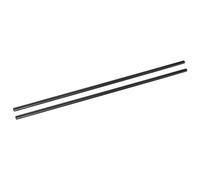 QUARKZMAN 2Pcs Tubes en Fibre de Carbone 8 x 10 x 420mm Surface Lisse Tissage Sergé Brillant Rod 3K Enroulé Carbone Tubage Rond pour Avion Rc Quadricoptère Multicoptère