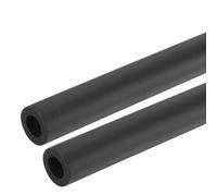 QUARKZMAN 2pcs Tuyau en Mousse pour Support Prise Poignée 30cm, Tube d'Isolation pour Tuyaux ID 13mm OD 23mm, Conduits Isolants Conservation Chaleur pour Chauffage Tube Climatisation, Noir