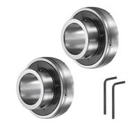 QUARKZMAN 2Pcs UC208-24 Roulements à Semelle de 1-1/2" (Gcr15) avec Clé