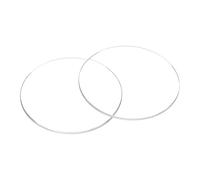 QUARKZMAN 2pcs Verre de Montre en Cristal 38,5mm Dia 1,0mm Bord biseauté Plat Rond Verre Ultra-Clair Visage de Montre Cristaux Len Miroir de Cadran Pièces de Rechange pour réparation