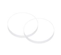 QUARKZMAN 2Pcs Verre de Montre en Cristal Transparent 20mm de Diamètre, 2mm D'Épaisseur, Plat, en Verre Minéral de Haute Transmittance, Pièce de Rechange pour Réparateur de Montres