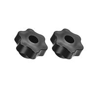 QUARKZMAN 2PCS Vis Boutons Main Poignées Plastique Vissable Poignée Poignée | M8 Femelle Filetage Étoile En forme Tête Serrage, pour Mécanique Équipement