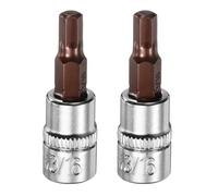 QUARKZMAN 3/16" Douille hexagonale 1/4" Entraînement carré SAE prolongateur | 2 pièces, douilles pour cliquet, acier S2 & CR-V frappe jeu à écrous pour perceuse