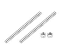 QUARKZMAN 3/8"-16 Tige Filetée Complète, 2 Pcs Vis Longue Filetée En Acier Inoxydable 304 Longueur 5.5" Filetage À Droite Pour Montage De Meubles Assemblage Fixation