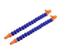 QUARKZMAN 3/8" Filetage Flexible Eau Huile Liquide Pipe Tuyau 30mm Plastique Réglable Rond Buse Pipe Tuyau avec Interrupteur Tour CNC Eau Re-froidissement Système 2pcs