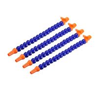 QUARKZMAN 3/8" Filetage Flexible Eau Huile Liquide Pipe Tuyau 30mm Plastique Réglable Rond Buse Pipe Tuyau avec Interrupteur Tour CNC Eau Re-froidissement Système 4 pcs