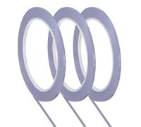 QUARKZMAN 3 Bandes Adhésives Pour Tableau Blanc, 0.1" x 72 Yards Ruban Fin À Quadrillage Pour Tableau Effaçable À Sec Pour Salle De Classe Bureau Création De Tableaux DIY Artisanat, Purple