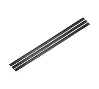 QUARKZMAN 3 Barres Noires De Soudage Plastique 9.5mm x 1000mm HDPE Ruban Plat Pour Réparation Réservoirs D'eau Palettes Chariots Poubelles Bacs Transfert(0.4inch x 40inch)