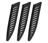 QUARKZMAN 3 Housses de Protection pour Couteau pour Protéger les Lames de 5" pour Couteau Utilitaire, Protecteur Universel de Lame pour Cuisine, Noir
