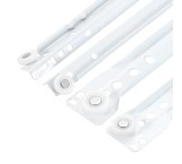 QUARKZMAN 3 Paires De Coulisses De Tiroir, 18 Pouces Fermeture Douce Coulisse De Tiroir Lourde Montage Latéral Ou Inférieur Coulisses De Tiroir De Remplacement Pour Armoires Commodes Tiroirs