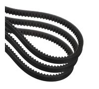 QUARKZMAN 3 Pcs Ax37 EPDMCourroie Trapézoïdale, Courroie Industrielle en Caoutchouc à Bords Bruts et Dentée 1/2" de Largeur x 37" de Circonférence Intérieure
