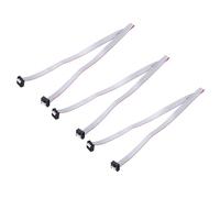 QUARKZMAN 3 Pcs Câble Ruban Plat IDC, Pas De 2.54mm Largeur De 10mm Longueur De 50cm 8 Broches FC à FC Connecteur Ruban Plat Câble Jumper pour PC, Écrans LED