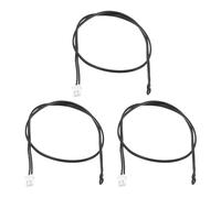 QUARKZMAN 3 Pcs Sonde Thermique NTC 15K, Sonde de Température Sensible à L'Époxy 15.7 Pouces Câble D'Extension de Thermomètre Numérique Capteur de Température pour Appareils Électriques