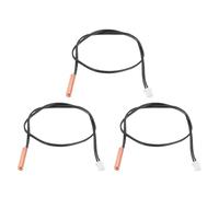 QUARKZMAN 3 Pcs Sonde Thermique NTC 15K, Sonde de Température Sensible en Cuivre 14 Pouces Câble D'extension de Thermomètre Numérique Capteur de Température pour Appareils Électriques