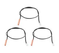 QUARKZMAN 3 Pcs Sonde Thermique NTC 5K, Sonde de Température Sensible en Cuivre 14 Pouces Câble d'Extension de Thermomètre Numérique Capteur de Température pour Appareils Électriques