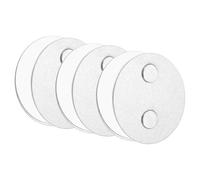 QUARKZMAN 3 Pcs Support Magnétique pour Détecteur Brume avec Pastilles Adhésives Extra Fortes Montage Magnétique Universel à 2 Voies pour Suspendre 70mm de Diamètre