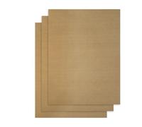 QUARKZMAN 3 Pièces Tapis de Four Résistants à La Chaleur, 12 X 16 Pouces Tapis de Four Antiadhésifs pour Cuisson au Four, Cuisine, Grillade et Friture, Faciles à Nettoyer, Marron