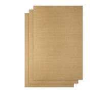 QUARKZMAN 3 Pièces Tapis de Four Résistants à La Chaleur, 16 X 24 Pouces Tapis de Four Antiadhésifs pour Cuisson au Four, Cuisine, Grillade et Friture, Faciles à Nettoyer, Marron