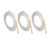 QUARKZMAN 3 Rouleaux de Bande Adhésive Autocollante en Feuille de 0,2 Pouce x 164 Pieds pour La Décoration Et L'Étanchéité Des Espaces Entre Les Carreaux de Cuisine, Doré