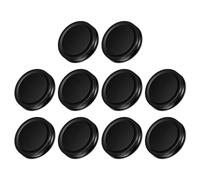 QUARKZMAN 30 Couvercles de bocaux Mason, 70mm/2.76" Bouche régulière en étain, étanches pour la conservation des aliments dans la cuisine (Noir)