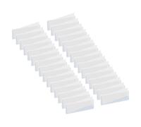 QUARKZMAN 30 Étiquettes Magnétiques, 3.94"x1.18"x0.06" Étiquettes Magnétiques Adhésives Avec Cartes En Papier Vierges Pour Étiquetage De Tableau Blanc Garage Maison Entrepôt