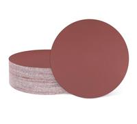 QUARKZMAN 30 Pcs 180mm 7 Pouce Disques à Poncer 800 Grit Papier Abrasif à Crochets et Boucles Pads pour Ponçage Orbital Aléatoire pour Travail du Bois Automobile Métal