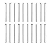 QUARKZMAN 30 Pcs Goujons En Acier Inoxydable 304, 1.5x18 Mm Tête Ronde Bout Plat Chanfreiné Éléments De Fixation Métalliques Pour Étagères Projet DIY Meubles