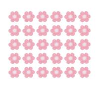 QUARKZMAN 30 Pcs Patchs À Coudre Fleurs, 35 x 35mm Applique Fleur Au Crochet Réparation Broderie Patchs Tricotés Transfert Appliques Pour Vêtements DIY Décorations, Rose