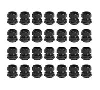 QUARKZMAN 30 Pcs Raccord De Câble M32, 16-21mm Trou De Fil Étanche En Nylon Pour Fixation De Câble, Câblage, Réparation, Remplacement De Raccord, Appareils Électriques, Noir