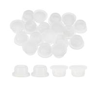 QUARKZMAN 30 Pièces Bouchons de Trou Bouchon de Tube à Verrouillage Blanc