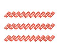 QUARKZMAN 30 Pièces de Clips de Câble de Servo, verrou de sûreté, ABS, Attache de Fixation Pour Extension de Servo Pour Avion Rc, Bateau, Modèle DIY, Rouge