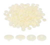 QUARKZMAN 300Pcs Bouchons De Trou en Plastique 3x11mm, Couvercle Rond De Vis, Bouchons De Perçage De Panneau pour Meubles Armoire Placard Étagères Clôture Poteau Tube Insert Capsules