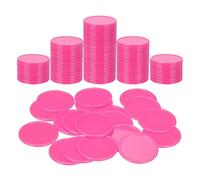 QUARKZMAN 300Pcs Jetons De Poker en Plastique De 1.5 Pouce, Mini Jetons De Bingo Compteurs d'apprentissage Disques De Comptage Marqueurs Jetons De Jeu Opaques pour Jeux Mathématiques