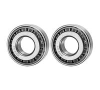 QUARKZMAN 30204 Conique Rouleau Roulement x 2PCS Chrome Acier Cône et Tasse Ensemble pour Jardin Machines et Automobile, [20mm x 47mm x 15.5mm]