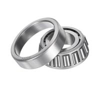 QUARKZMAN 30204 Roulement à Rouleaux Coniques, Cône et Cuvette, 20mm Alésage x 47mm OD x 15.25mm Épaisseur, Ensemble de Roulements Coniques en Acier Chromé, ABEC-3