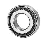 QUARKZMAN 30206 Conique Rouleau Roulement x 1 Pièce Chrome Acier Cône et Tasse Ensemble pour Jardin Machines et Automobile, [30mm x 62mm x 17.5mm]