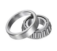 QUARKZMAN 30206 Roulement à Rouleaux Coniques, Cône et Cuvette, 30mm Alésage x 62mm OD x 17.5mm Épaisseur, Ensemble de Roulements Coniques en Acier Chromé, ABEC-3