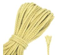 QUARKZMAN 30Ft Corde Tressée De Pêche, 550lb 2mm Diamètre Corde Paracorde Multifonctionnelle pour Carillon À Vent, Corde De Cerf-Volant, pour Camping, Survie en Plein Air, Jaune