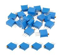 QUARKZMAN 30Pcs 1K Ohm Potentiomètre Multitour Trimmer, 3296W Résistance Variable Réglable Par Le Haut Potentiomètre Haute Précision Pour Réglage De Circuit De Précision, Projets.